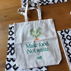 MILL Make Food Not Waste Eco-Friendly Tote Bag